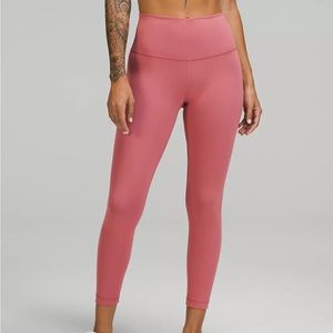lululemon brier rose wunder under leggings